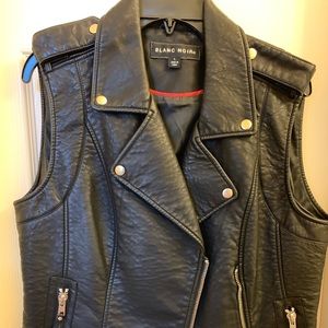 Blanc Noir Moto Vest - Like New